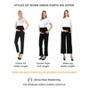 Alina Mae Maternity Pants Work Over The Belly with Pockets,