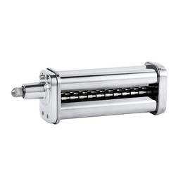 Pasta Roller Cutter Attachment, Stainless Steel Pasta Sheet Roller Spaghetti Noodle Pressing Accessories Pasta Maker Machine Parts for KitchenAid Stand Mixer (Fettuccine-6.3mm)