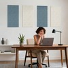 Reverbeon 4PCS Acoustic Panels, 24"x12" Fabric Acoustic Panels for Walls,