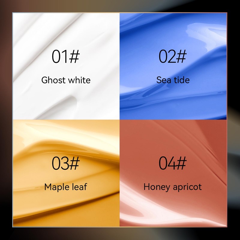 White Foundation Mixer, Colour Corrector Dewy Foundation For Mature Skin,