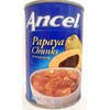 Ancel Papaya Chunks In Heavy Syrup 17 Oz .(Pack of