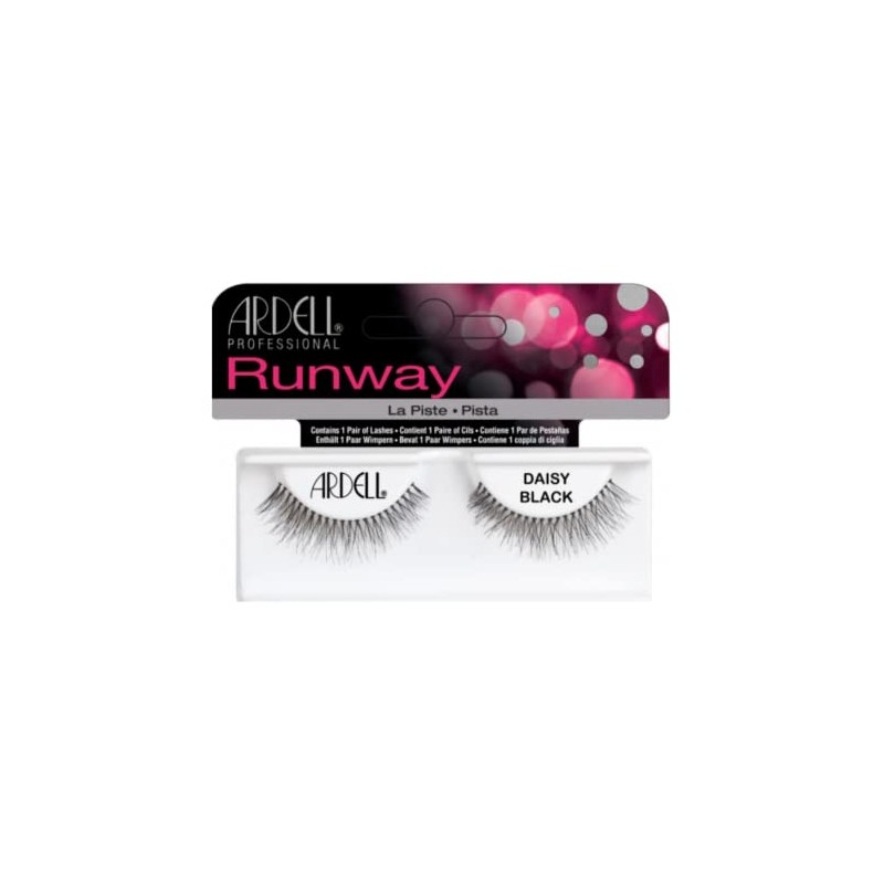 Ardell Runway Fake Eyelashes, Daisy Black, 2 Count