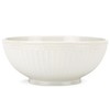 Lenox White French Perle Groove Medium Serve Bowl, 3.20 LB