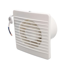 Fdit 4 Inch Wall Mounted Exhaust Fan, ABS Ventilation Fan, 110V, High Speed, for Kitchen Bathroom