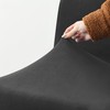 Deisy Dee Velvet Stretch Armless Office Chair Covers - Colorful