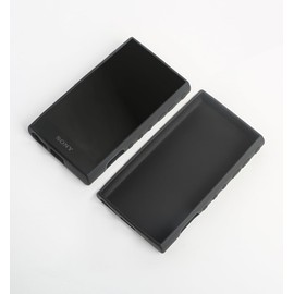 Soft Matte Silicone Protective Shell Skin Case Cover for Sony Walkman NW-A306 NW-A307 NW-A300 Series (Black)