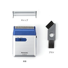 Panasonic Men's Shaver for Traveller ES-RS10-A Blue DC3V (2 x AA Alkaline) (Japan Model)
