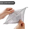 Wire Dishwashing Rags Pack of 10 Double Layer Reusable Non-Scratch