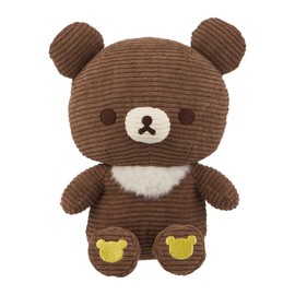 San-X Original Rilakkuma Corduroy Series Plush - 8" Chairoikoguma