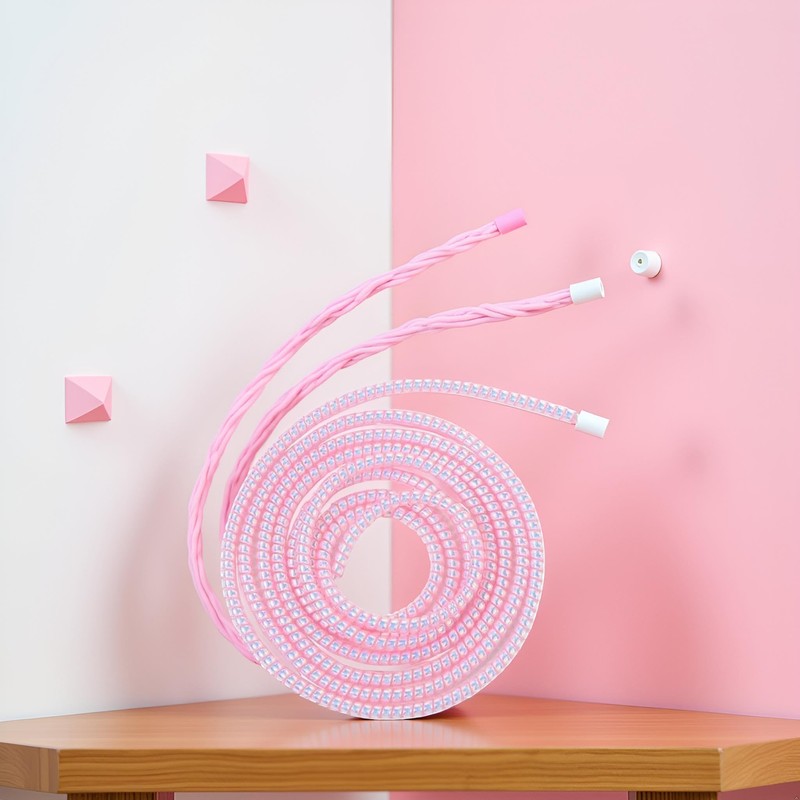 Pink Cable Protector Animal Proof Wire Repair, Cord Protector for