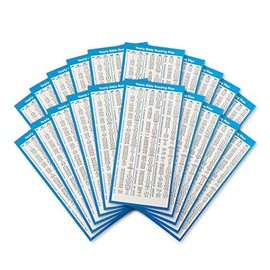 One Year Bible Reading Plan Cards - Start Anywhere, Any Time - Pack of 20