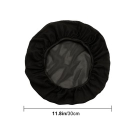 Pixaro Hair Net for Sleeping - 4 Pieces Hair Net Hair Protector for Night Unisex Hair Net Hair Net Kitchen Stretchy Hair Net Caps for Kitchen Catering Working Cooking, Pink and black