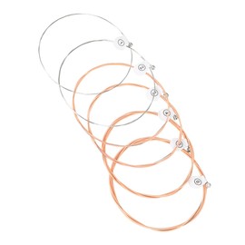 Totority 6 Strings Guitar Strings Set Guitar Strings for Folk Guitar Metal Strings Guitar Strings Guitar Strings Acoustic Guitar Strings Folk Guitar Strings Folk Guitar Strings DIY Guitar Strings