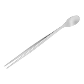 Ciieeo Cuchara De Degustación - Cuchara De Acero Inoxidable Pinzas Cuchara De Chef 2 1 Pinzas Para Servir Para Emplatar Buffet Banquete Barbacoa Cocinar Asar Cuchara De Aderezo Para