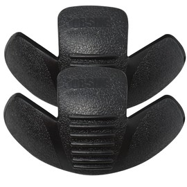 JobSite Boot Toe Guards - Shoe Toe Protector Guards Against Scratches and Hides Existing Damage - Black - 2 pairs