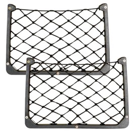 2 Pack Storage Nets For Campervans (31cm x 21cm) Cargo net Ideal for Cars, Vans, Motorhomes, Boats, Phone