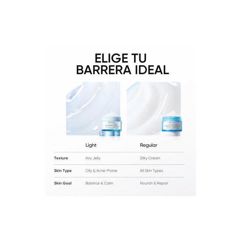 SKINTIFIC Gel Hidratante Facial 5X Ceramida Light 30g