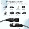 huaham XLR Cable 4 Pack 5 m Microphone Cable Nylon
