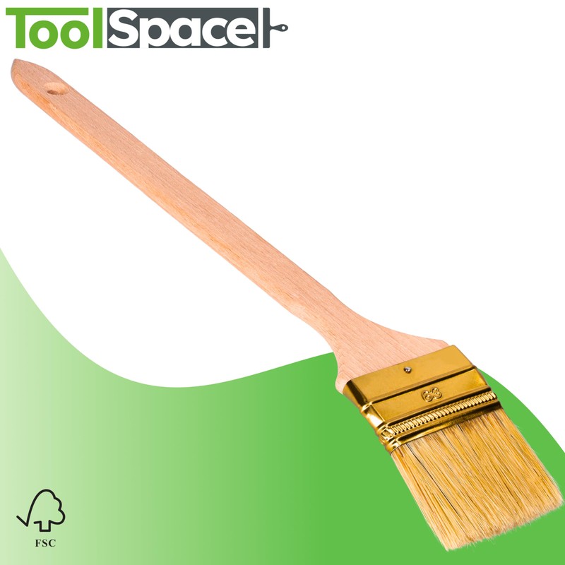 ToolSpace Curved Calorie Binding Brush, Radiator Brush, Width 63 mm,