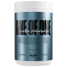 ONE of ONE Creatine Monohydrate Powder – Pure Micronized Creatine for Muscle Growth, Strength & Recovery – Unflavored, No Fillers, Keto & Vegan-Friendly – Unflavored, 200 Servings