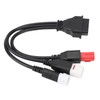3 In 1 Motorcycle OBD Diagnostic Cable 16Pin to 3PIN