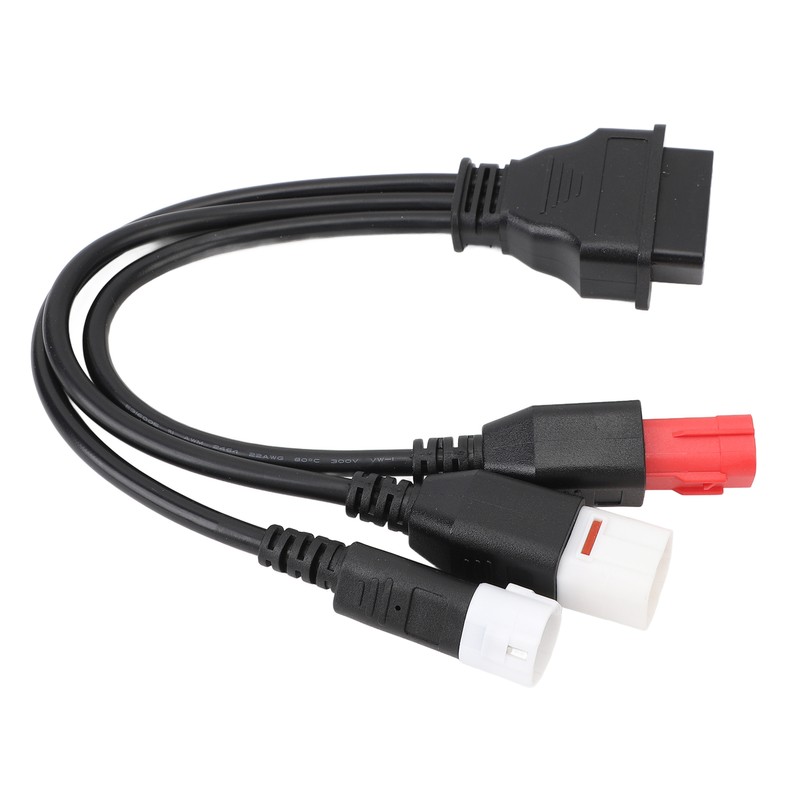 3 In 1 Motorcycle OBD Diagnostic Cable 16Pin to 3PIN