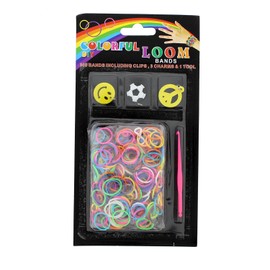 Zac's Alter Ego Loom Set with 300 Loom Bands, Loom Stick, S-Clips & 3 Charms