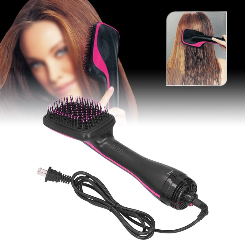 2 in 1 Hair Dryer Comb Brush Wet Dry Dual