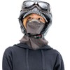 DAMTRACS Motorcycle Sports Face Mask, Duster Mask, Green Stripe, One