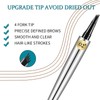 Eyebrow Pen, Microblading Eyebrow Pencil with 4-Prong Micro-Fork Precise Brush-Tip,