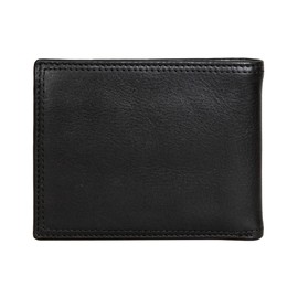 Nautica Mens Enameled Leather RFID Blocking Wallet One Size Black One Size