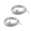 Par (2) cables de repuesto para puerta de remolque de