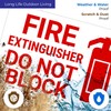 Fire Extinguisher Do Not Block with Graphic Sign, 10x7 Inches,