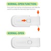 Qinzcp 1 Pack Updated Baby Safety Proof Fridge Latch Lock