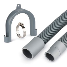 ilauke 1.5m Universal Replacement Drain Hose Extension Kit For Washing Machine, Dishwasher & Other Applications