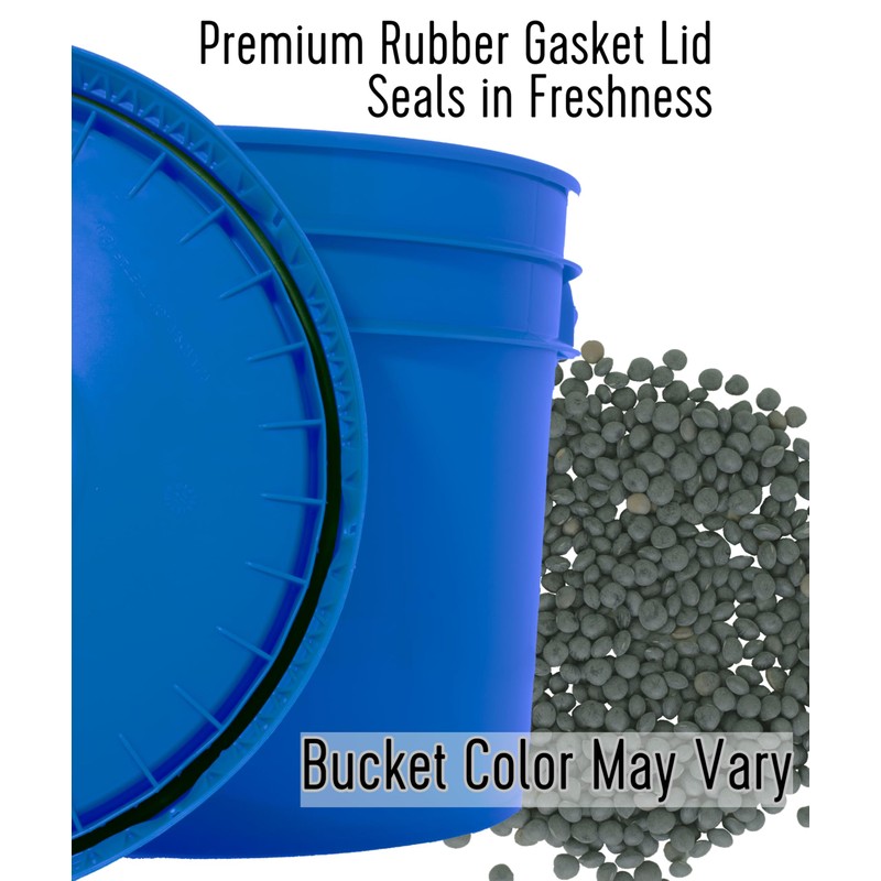 Black Lentils | 25 LBS | Emergency Food Storage Bucket