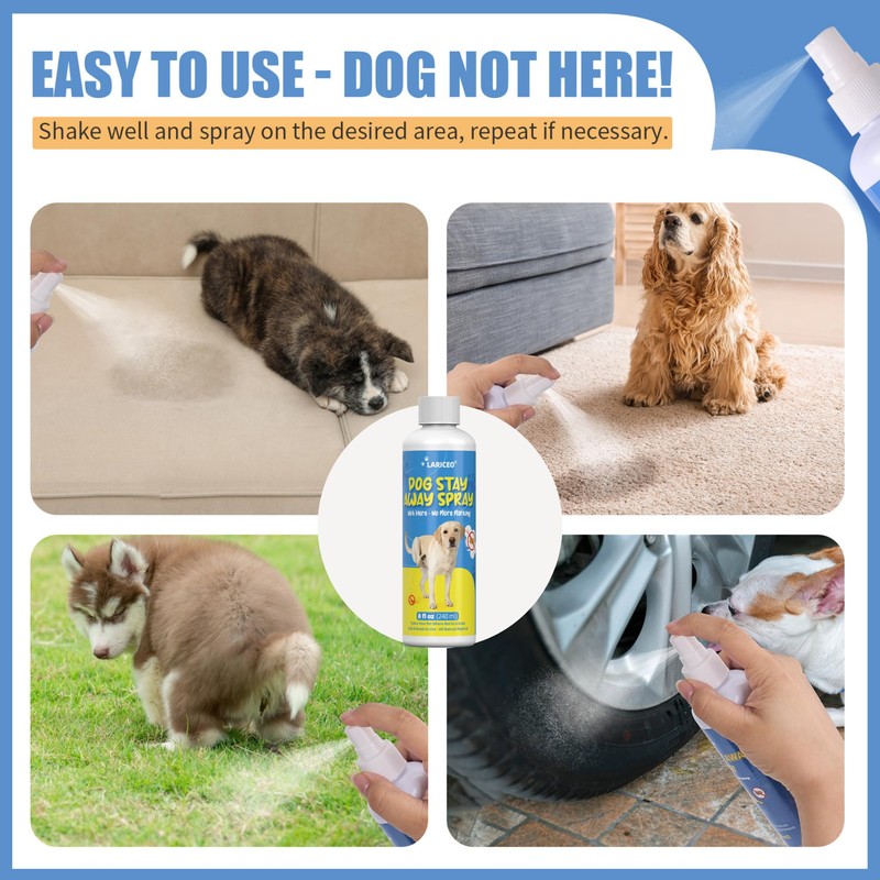 LARICEO 8oz Help Your Dog Master Bathroom Etiquette with Our