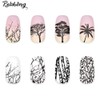 Rolabling Tropical Scenery Nail Art Stamping Plates - Stamping Templates