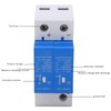 DC Surge Protector Alarm Window Modular Design Rail Installation Protective