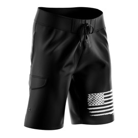 Tactical Pro Supply Pantalones Cortos con Bandera Americana, Bandera del Arsenal, 38
