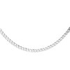 Depesche 11783-003 Collana a maglie larghe, argentata, lunghezza variabile (42