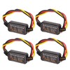 Acouto brake flasher module, 4PCS DC9 26V Led Brake Light