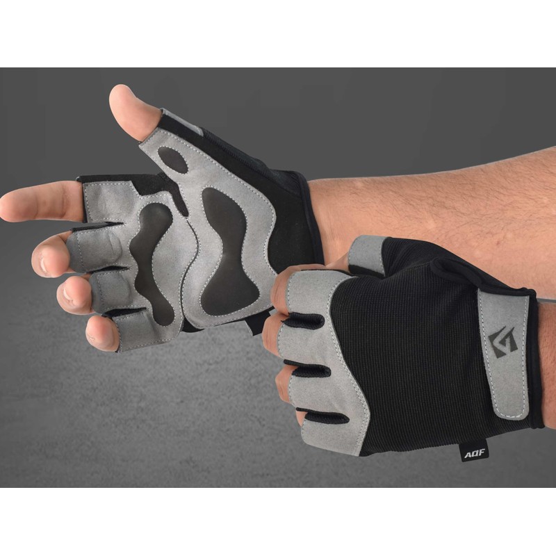 AQF Weight Lifting Gym Gloves Training Workout Fitness Gloves for