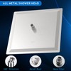 Voolan All Metal Rain Shower Head - High Flow Square