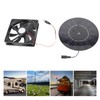 5W Chicken Coop Exhaust Ventilation Fan Monocrystalline Silicon Pet Cat