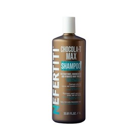 Shampoo Chocola-T Nefertiti 1L con Dispensador – Hidratación, Doble Queratina y Antifrizz para Todo Tipo de Cabello