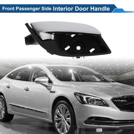 HEROFFIX Front Driver Side Interior Door Handle for Buick Lacrosse 2009-2014 Inside Door Handle Black Chrome 1 Pc
