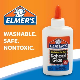 Elmer's 12x Elmers Liquid School Glue Slime Glue & Craft Glue | Washable 4 Oz Ea