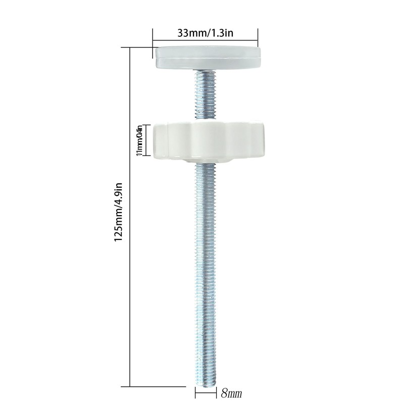 Baby Gate Extender Extention-4 Pack M8 (8MM) Baby and Pet