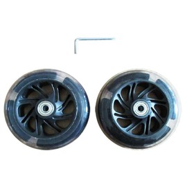 ANSIO Spare Front Wheel (Set of 2) with Spanner for Scooter